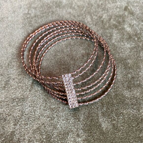 Jewelry - #406 MULTI Hoop Crystal Bracelet